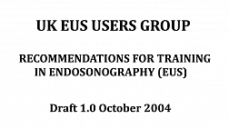 eus training BSG guidelines