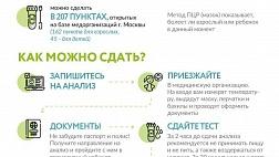 Москвичи смогут бесплатно сдать ПЦР-анализ на коронавирус